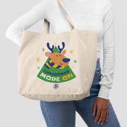 Christmas mode on Tote Bag (Υφασμάτινη Τσάντα Αγοράς) Christmas mode on Tote Bag (Υφασμάτινη Τσάντα Αγοράς)